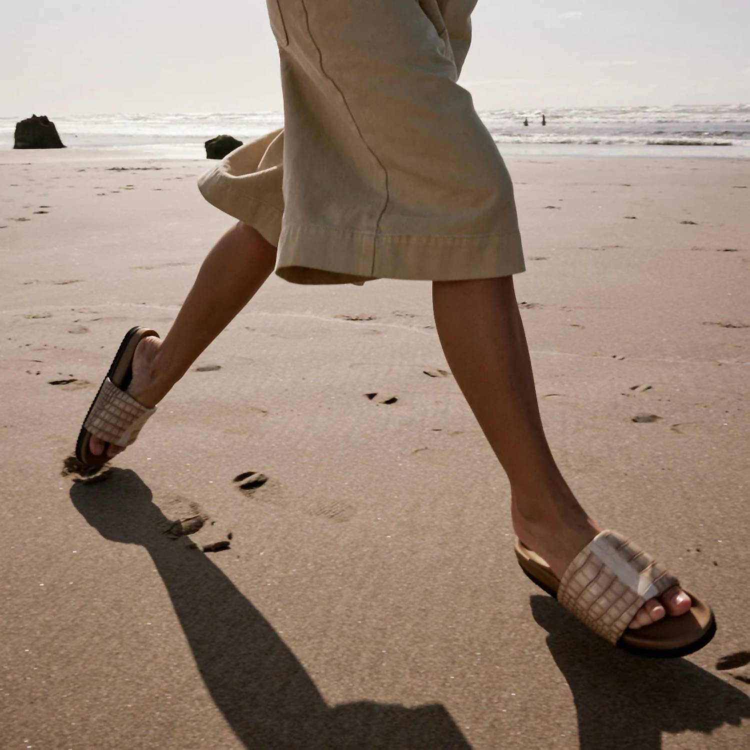 Roam - Women's Striped Crocky Stack Slip-on