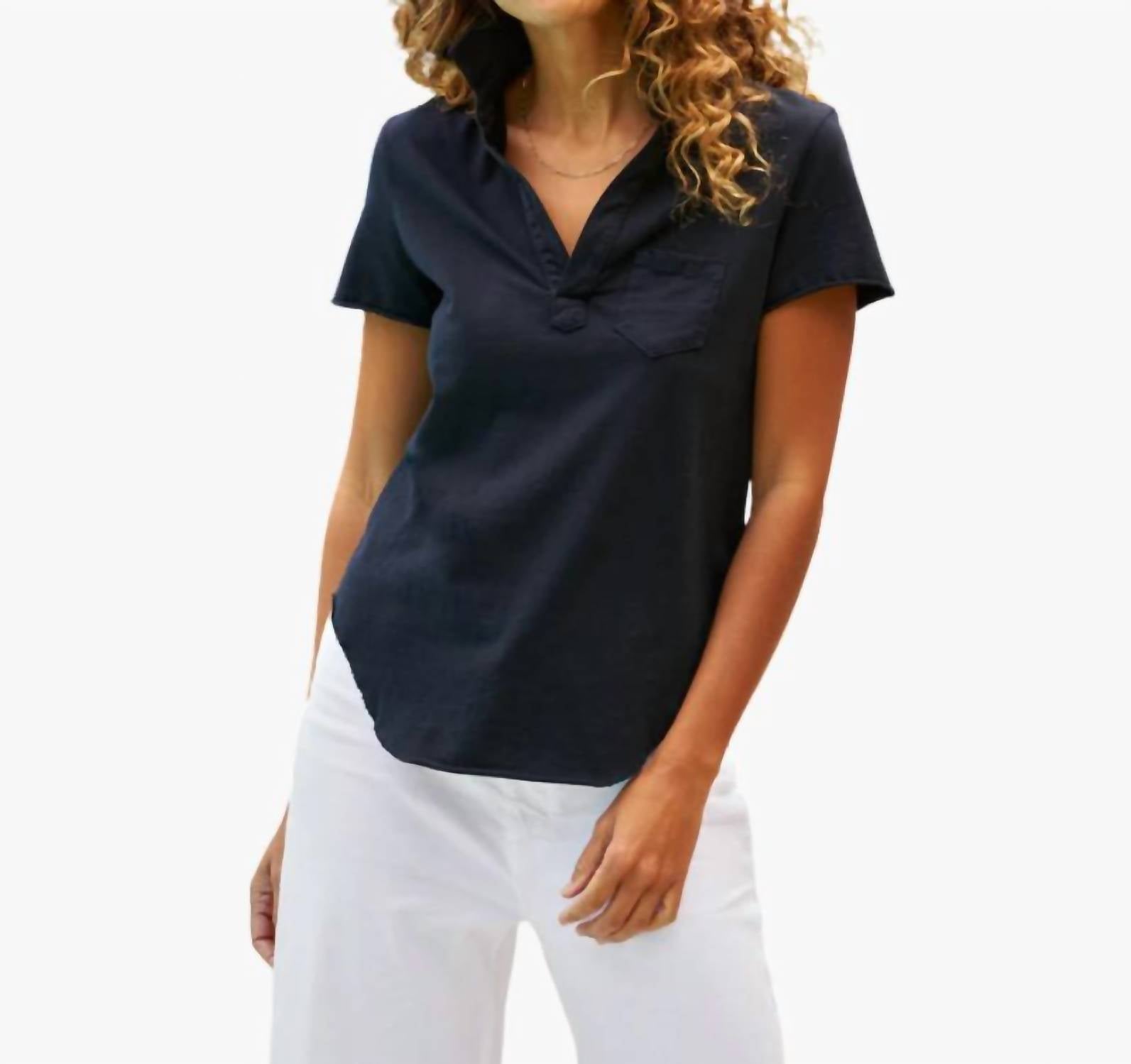 Frank & Eileen - Charlotte Perfect Polo Top