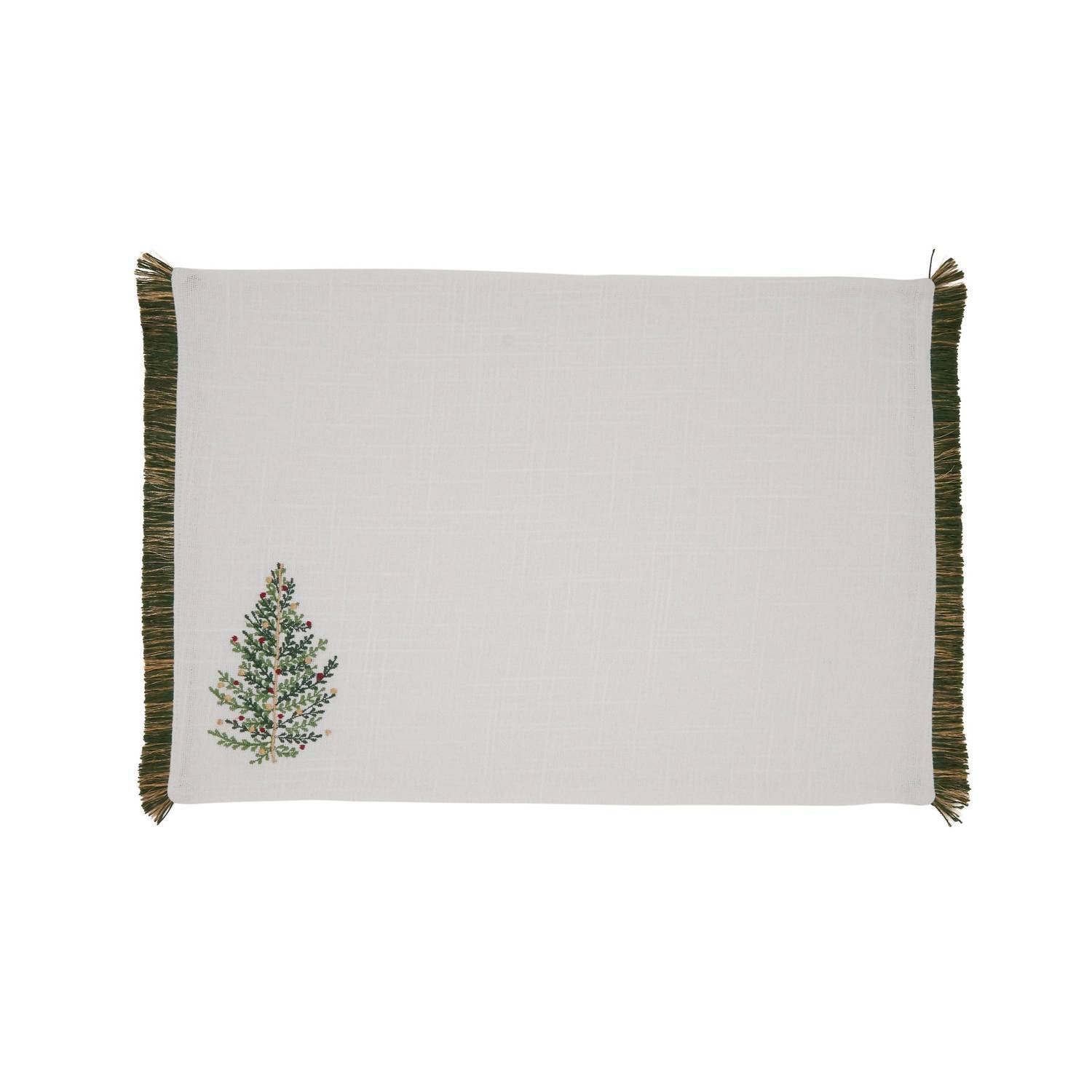 Saro Lifestyle - Forest Of Cheer Placemats - Set Of 4