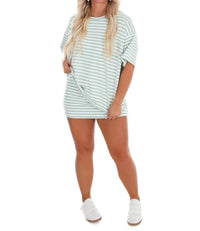 Le Lis - Women's According To You Stripe Two Piece Set