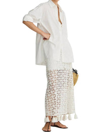 Apiece Apart - Valeska Tassel Column Skirt