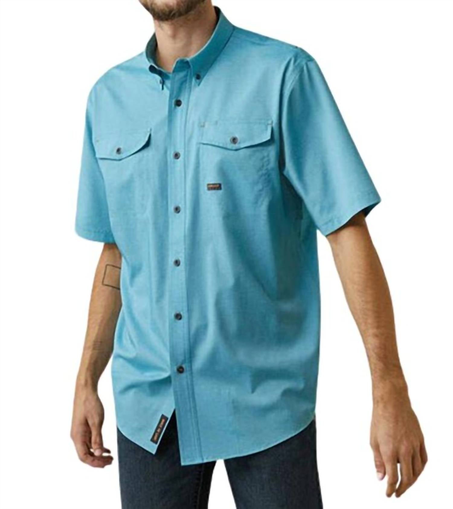Ariat - Men's Rebar Made Tough Venttek Durastretch Work Shirt