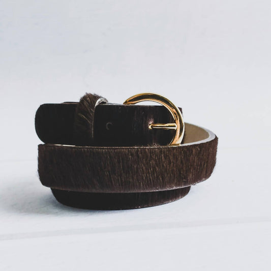 Women's Calf Hair Belt