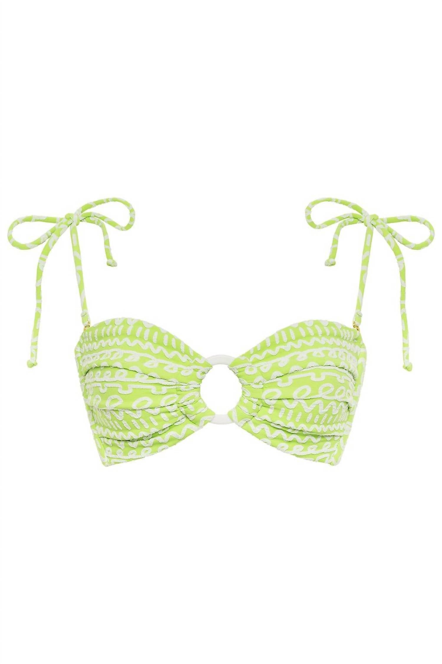 Montce - Tori Ties Bandeau Bikini Top