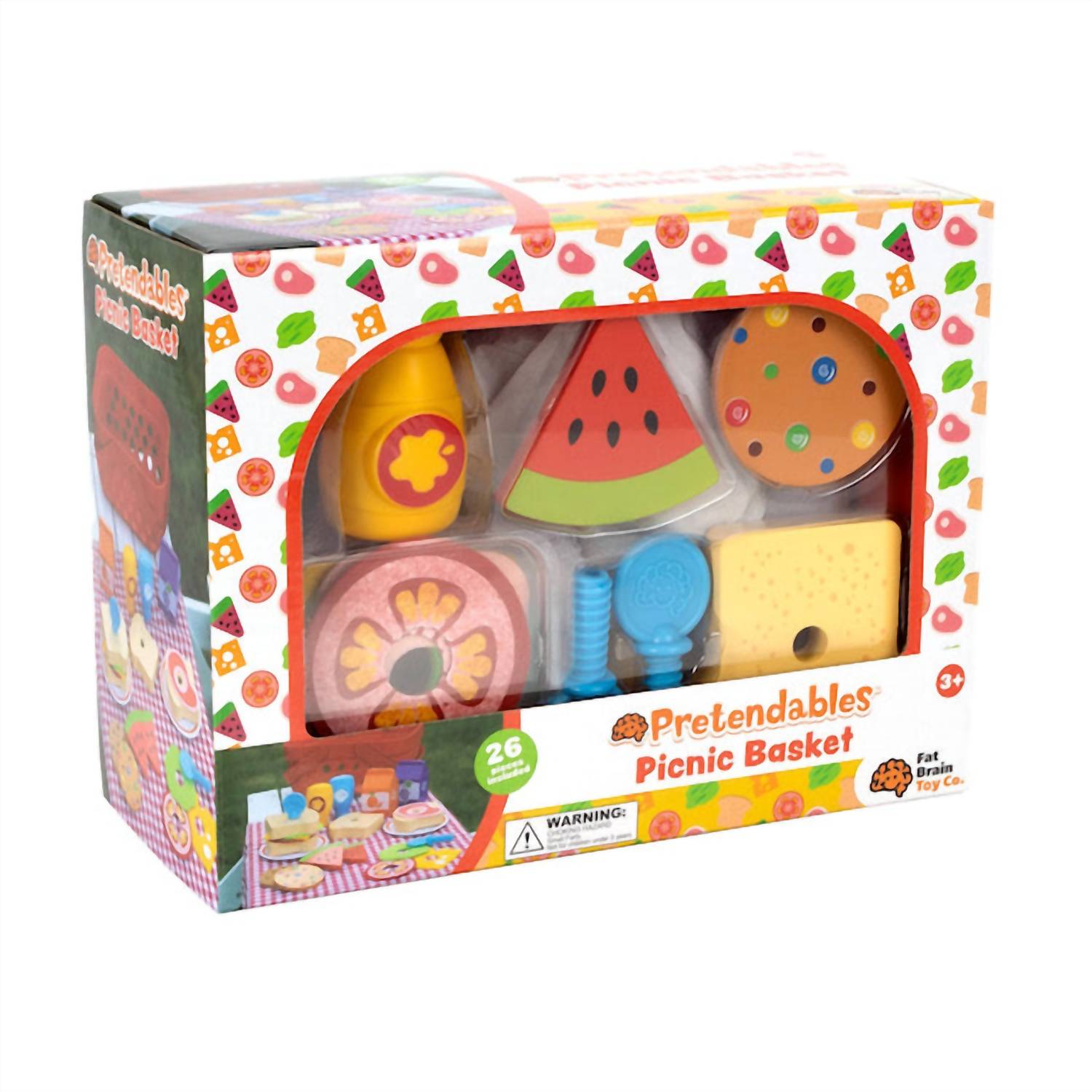 Fat Brain Toys - Pretendables Picnic Basket Set
