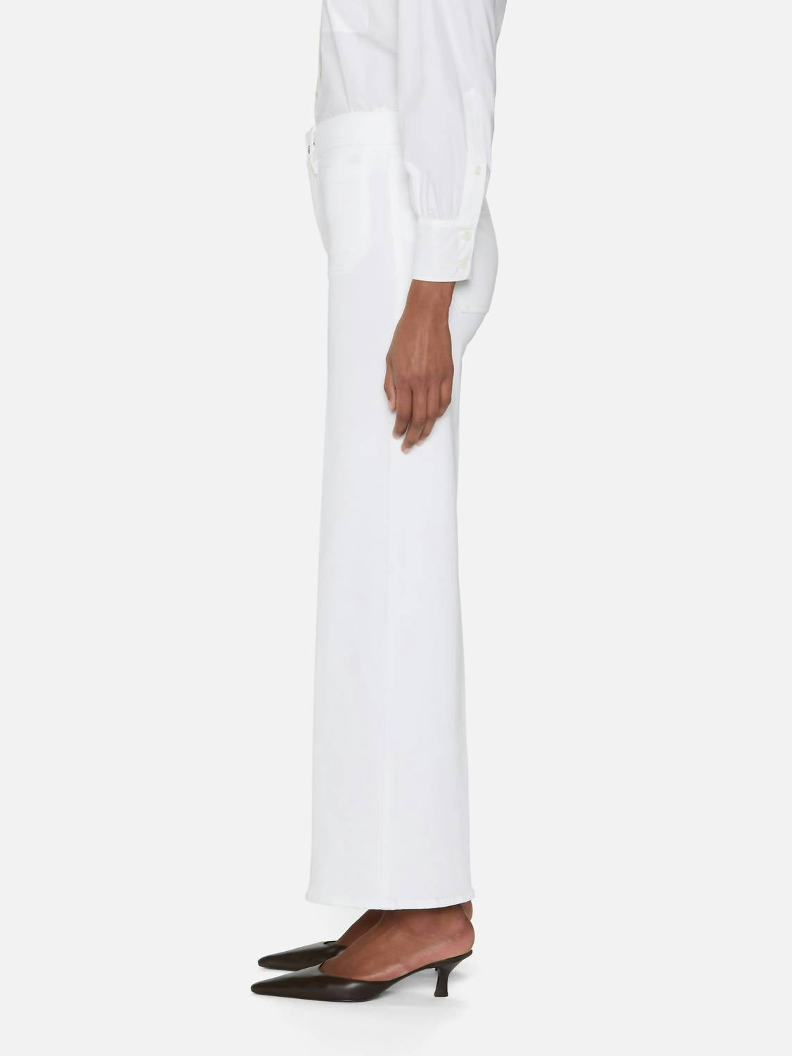 Frame - Le Slim Palazzo High-rise Wide-leg Jeans
