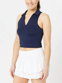 Lucky In Love - Hip Fit Polo Tank Top