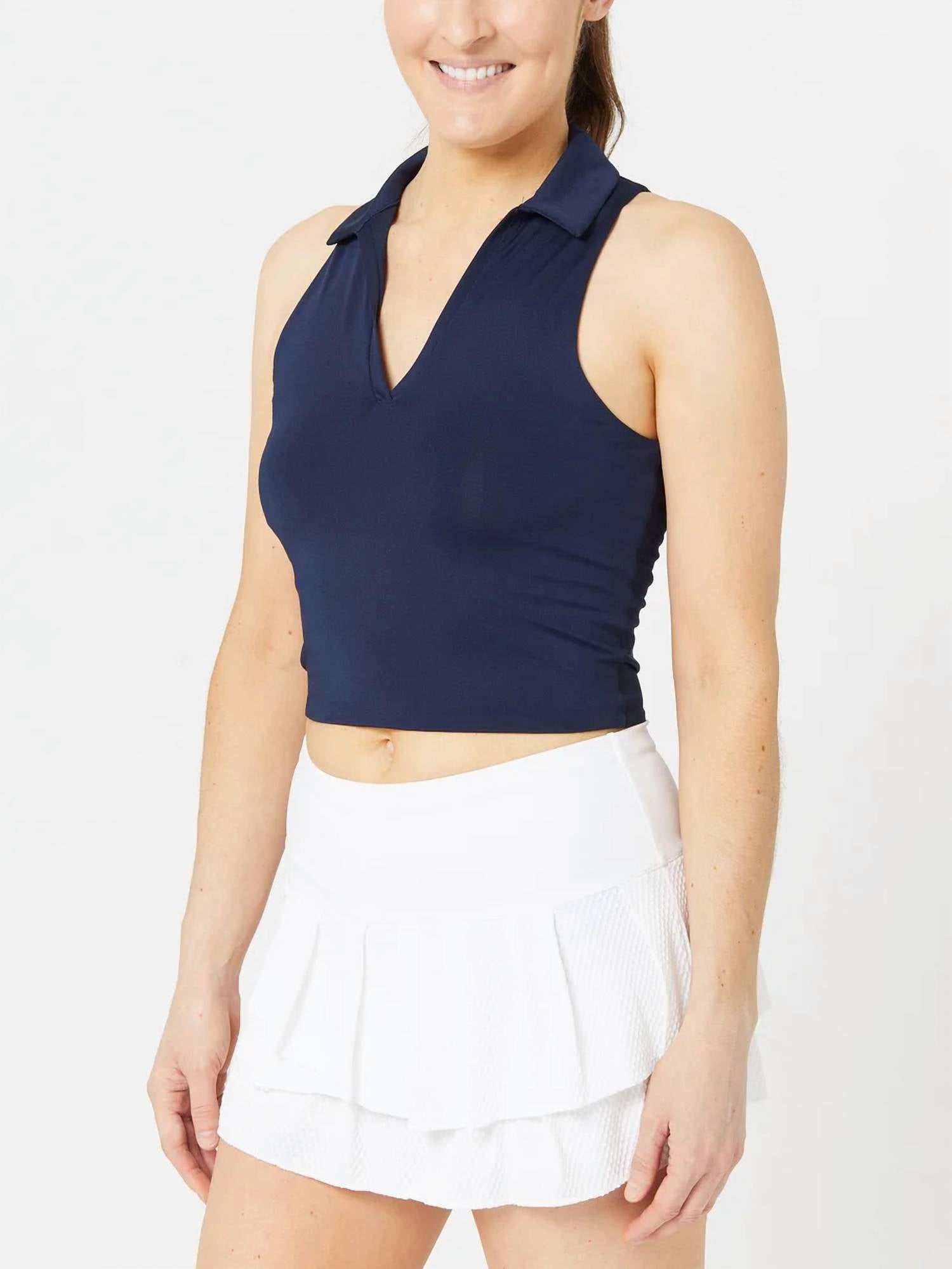 Lucky In Love - Hip Fit Polo Tank Top