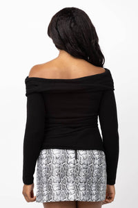 The Sei - Long-sleeve Off Shoulder Sweater