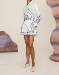 Alemais - Hazel Embroidered Short