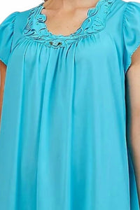 Shadowline Lingerie - Rosebud Short Cap Sleeve Gown