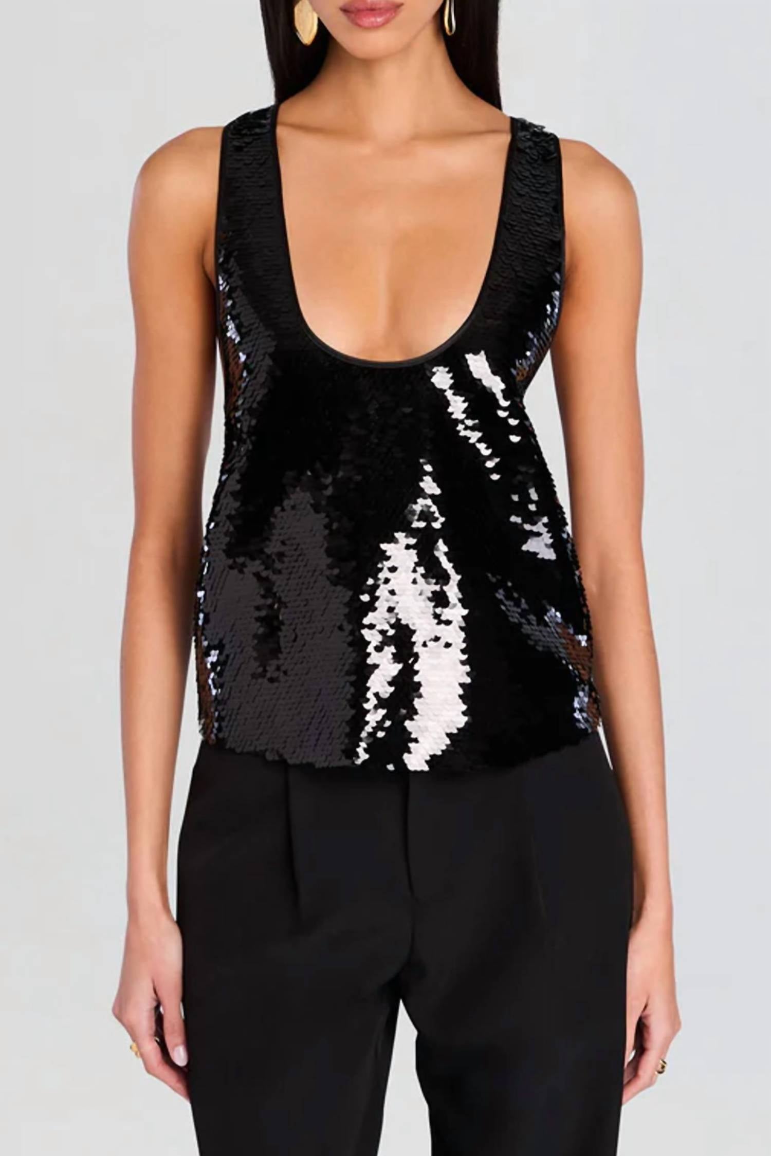 Retrofete - Mandy Sequin Top