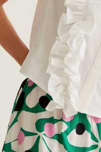 Compania Fantastica - Cotton Ruffle Top
