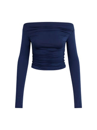 Favorite Daughter Get Him Back Top in aegean blue - women's long sleeve top - view 4