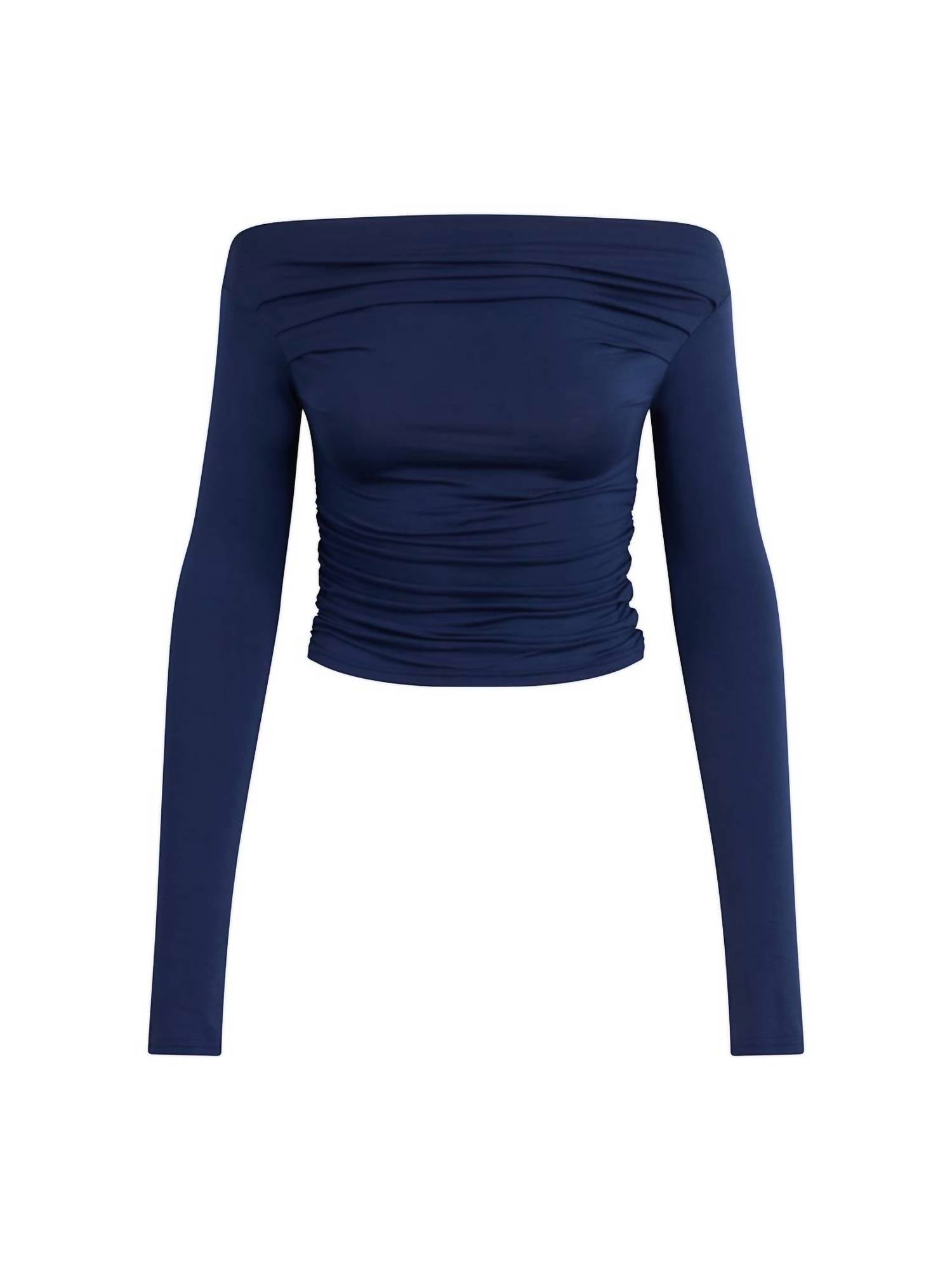 Favorite Daughter Get Him Back Top in aegean blue - women's long sleeve top - view 4