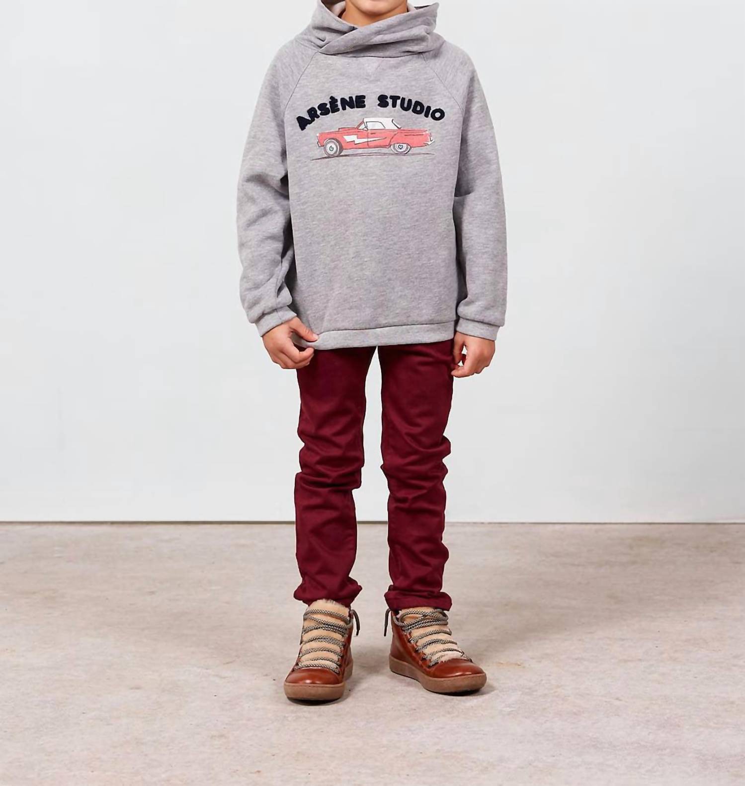 Arsène Et Les Pipelettes - Studio Stand-up Collar Sweatshirt
