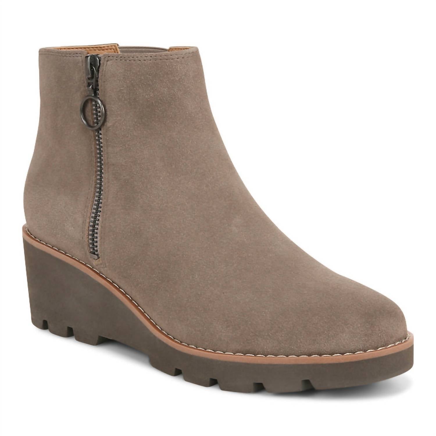 Vionic - Women's Hazal Side Zip Wedge Bootie