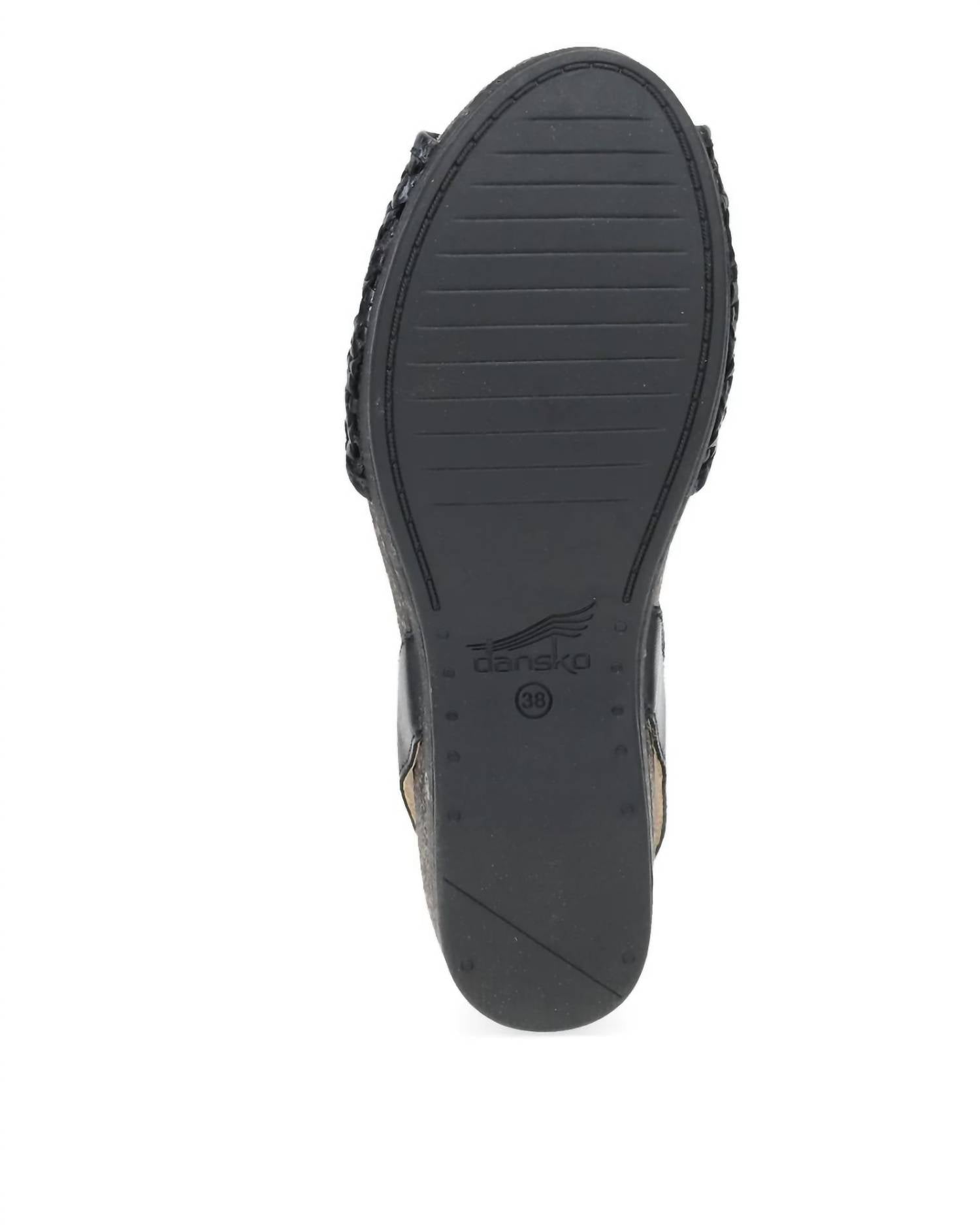 Dansko - Women's Leather Buckle Wedge Sandals