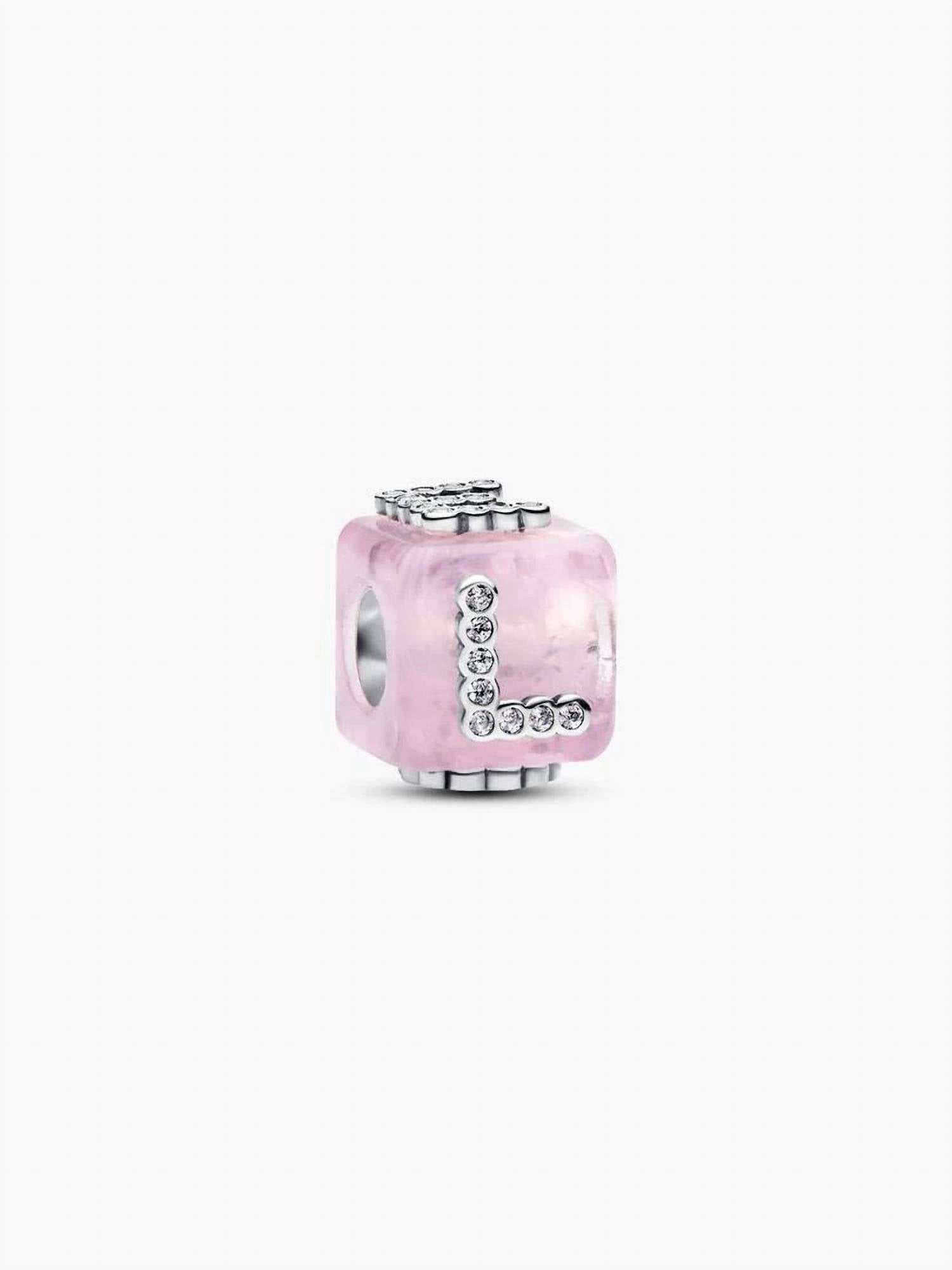 Pandora - Murano Glass Love Cube Charm