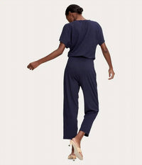 Michael Stars - Short Sleeve Surplice Jersey Jumpsuit