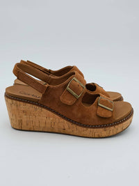 Corkys Footwear - Women's My 2 Cents Wedge Buckle Sandals