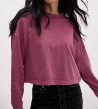 Richer Poorer - Relaxed Cropped Long Sleeve Tee