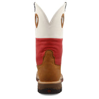 TWISTED X Men's 12" Western Work Boot in light brown texas flag - men's boots - view 4