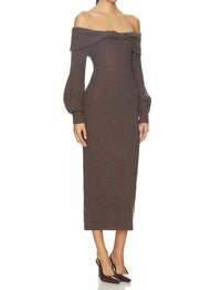 Astr - Tilde Off Shoulder Sweater Dress