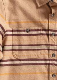 Iron & Resin Men's Upland Shirt in tan - men's shirt - alternate view