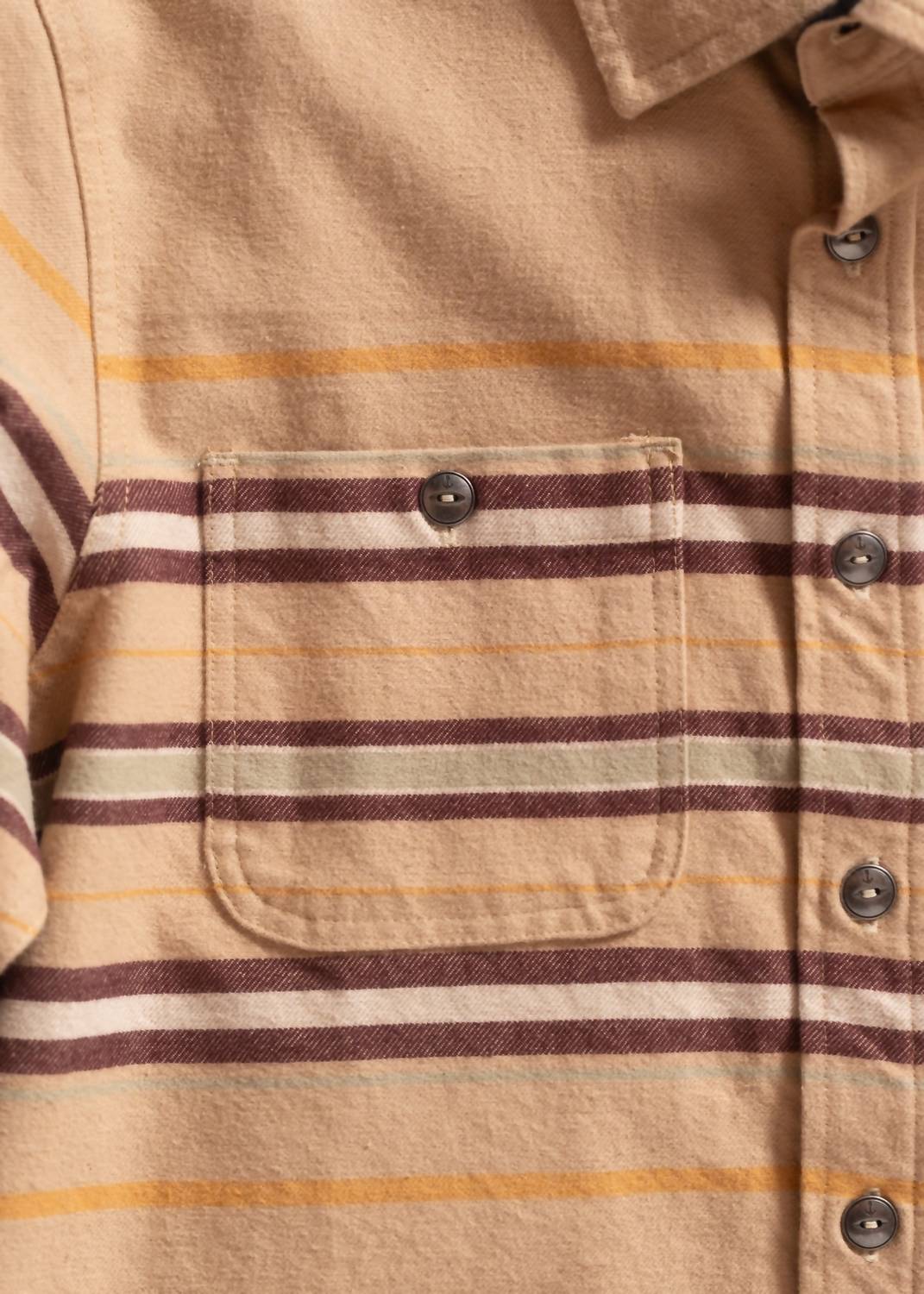 Iron & Resin Men's Upland Shirt in tan - men's shirt - alternate view