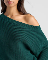 Seventy Eight And Sunny - Coastal One Shoulder Sweater