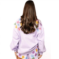 QUEEN OF SPARKLES Queen Hearts Candy Box Top in lavender - women's top - detail view