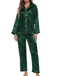 Wholesalesir - Button Up Pajamas For Long Sleeve Soft Set