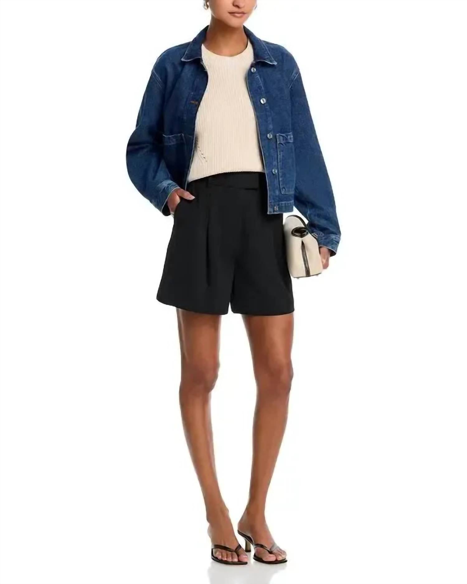 French Connection - Harry Suiting High Waist Shorts