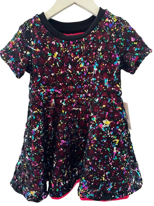 Fragile Eccentrics - Girls' Paint Splatter Dress