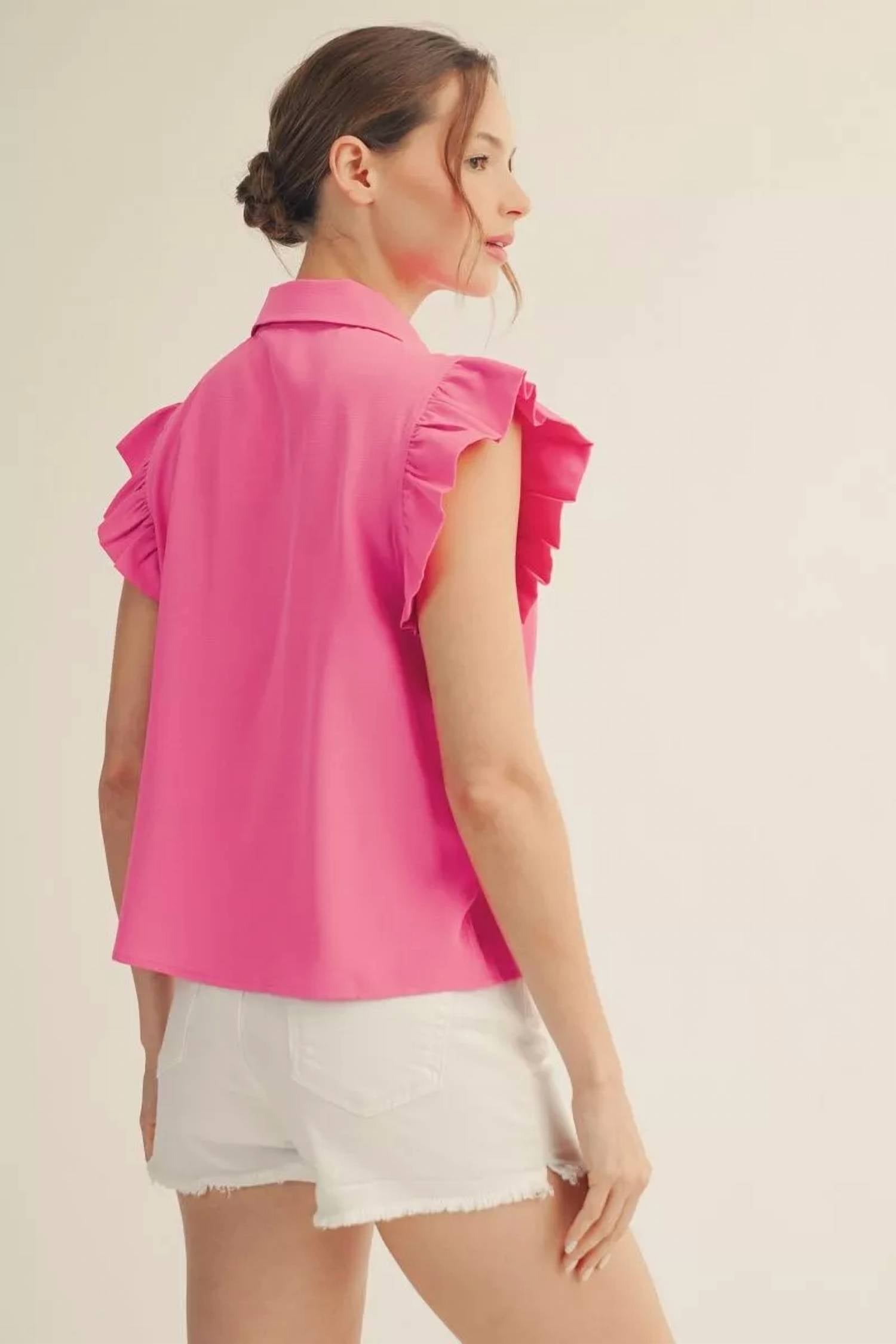 Jodifl - Roosevelt Ruffle Top