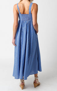 Olivaceous - Saylor Stripe Midi Dress