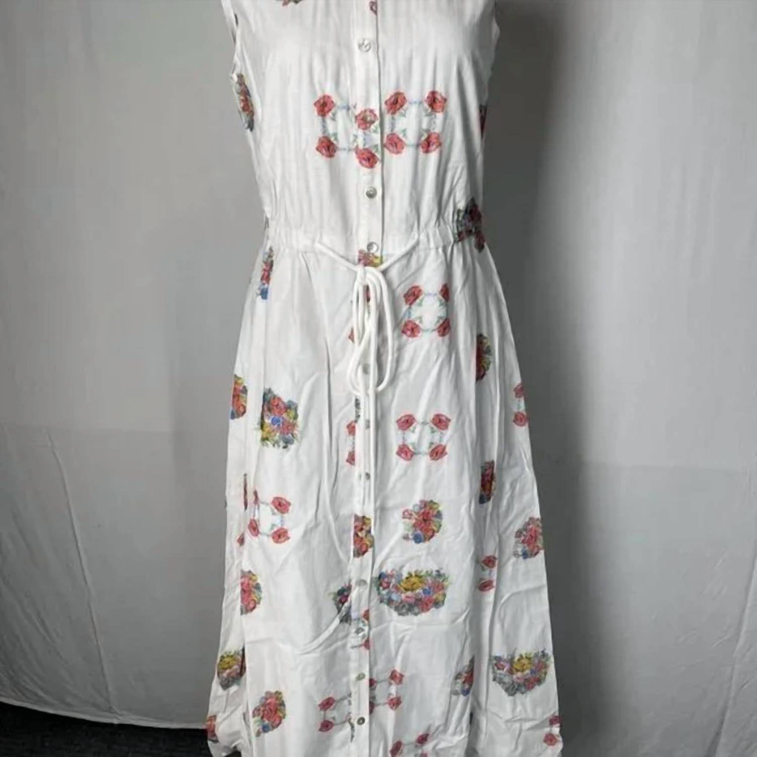 La'/Simona - Women’s Floral Maxi Dress & Cardigan Set