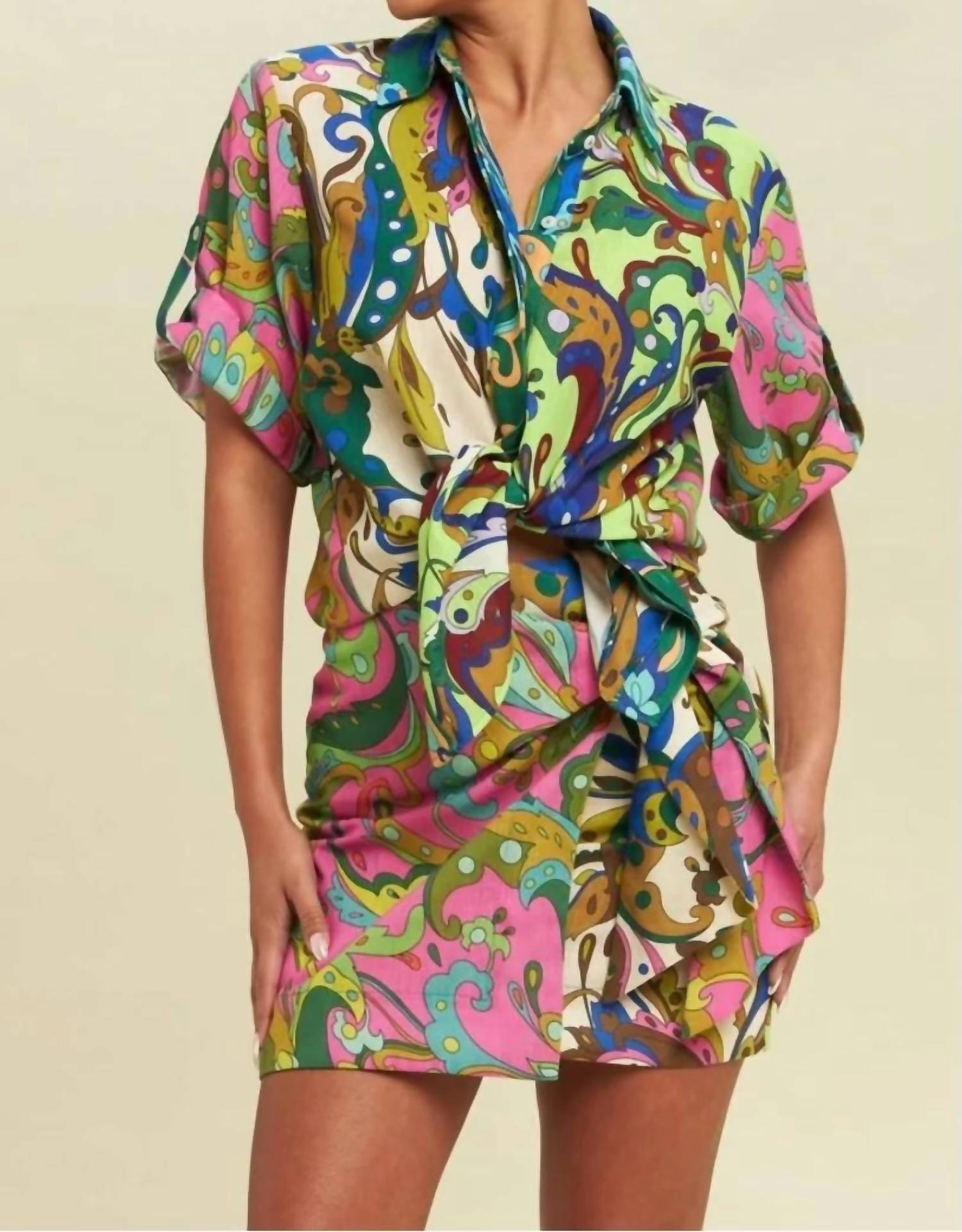 Luxxel - Virginia Short Skirt Set