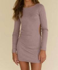Kaveah - Girl's Long Sleeve Cut Out Dress