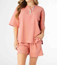 Coco + Carmen - Weekend Brushed Pocket Shorts Set