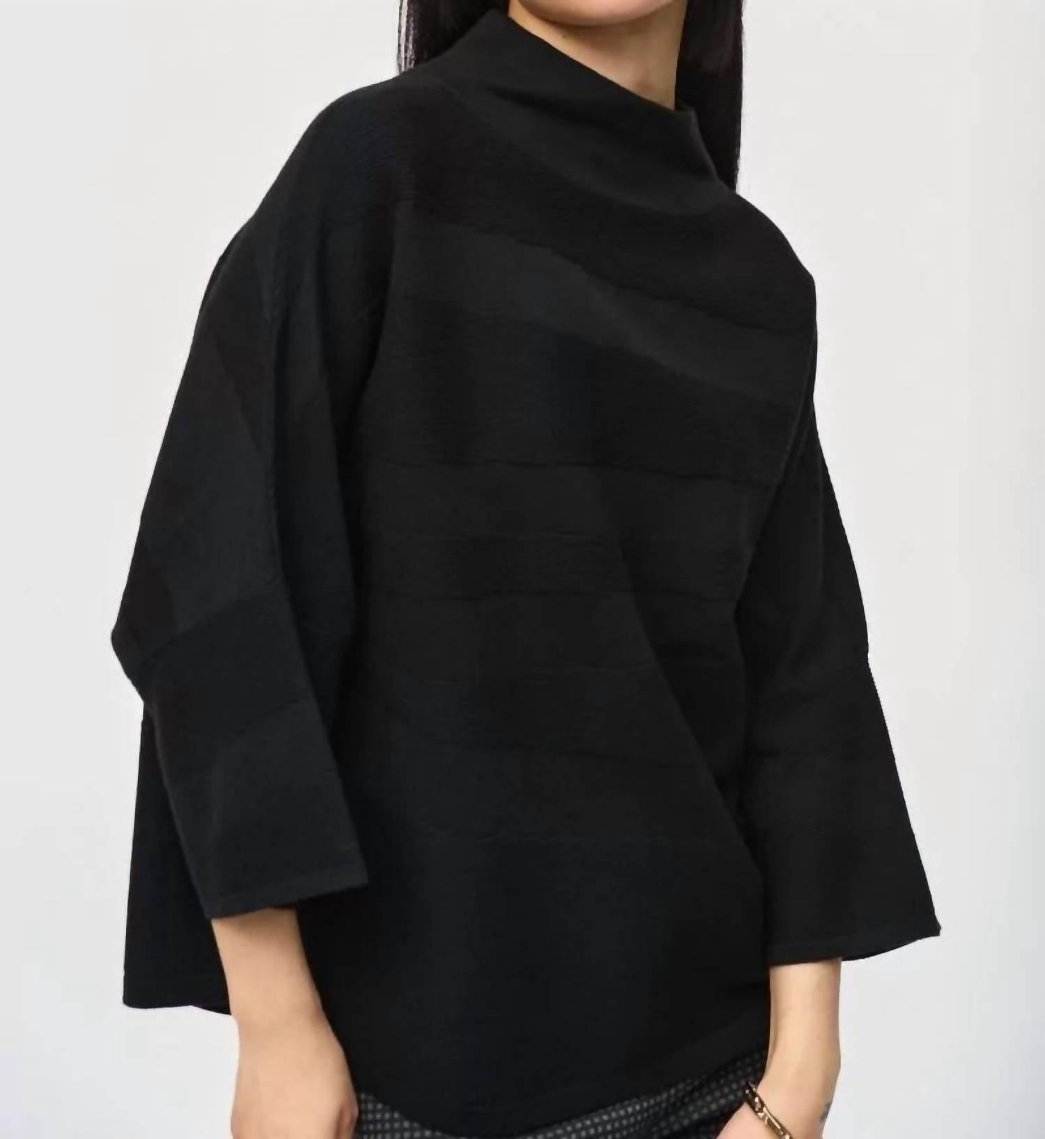 Joseph Ribkoff - Empress Mock Neck Boxy Top