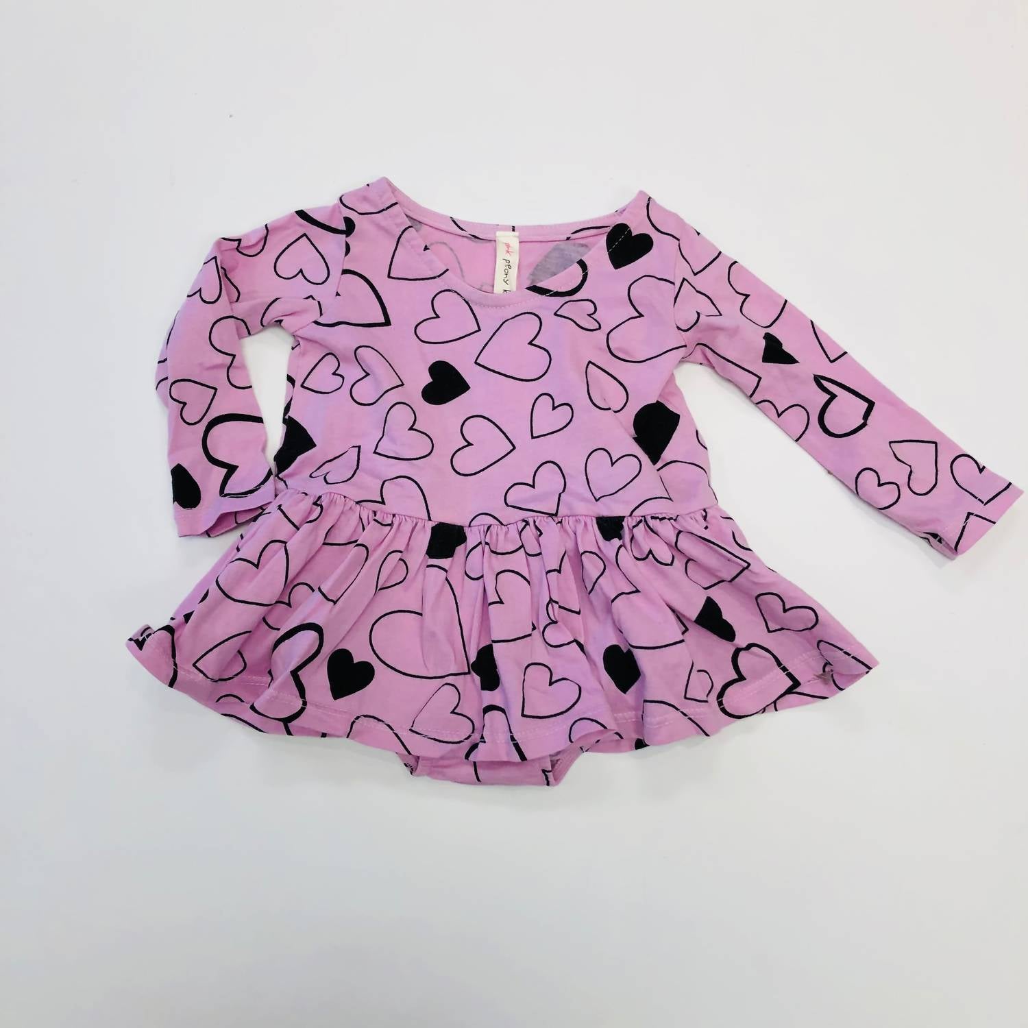 Confetti Love Tutu Onesie