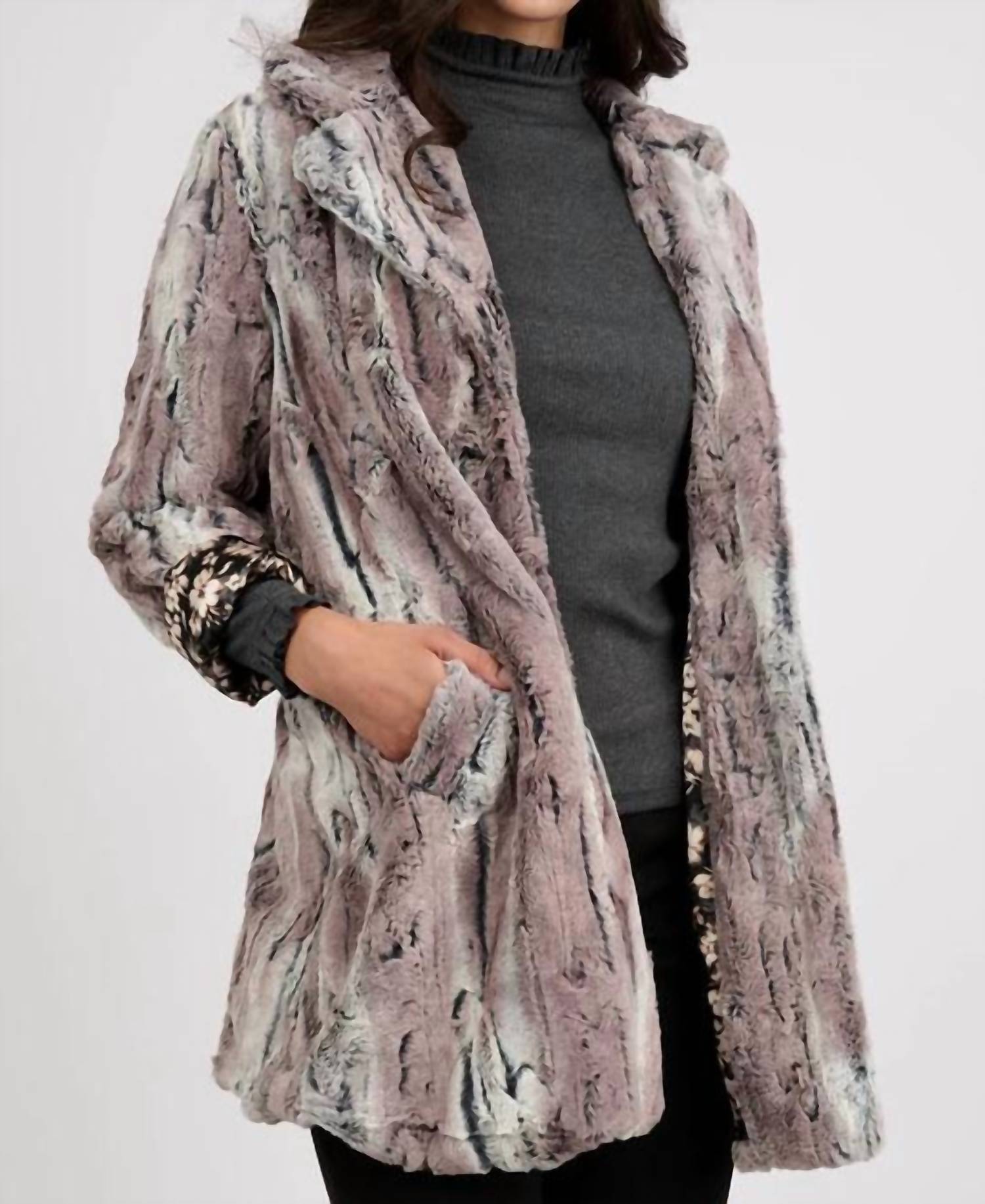 Uncle Frank - Faux Mountain Fox Coat