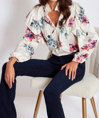 Bishop + Young - Thea Ruffle Floral Blouse