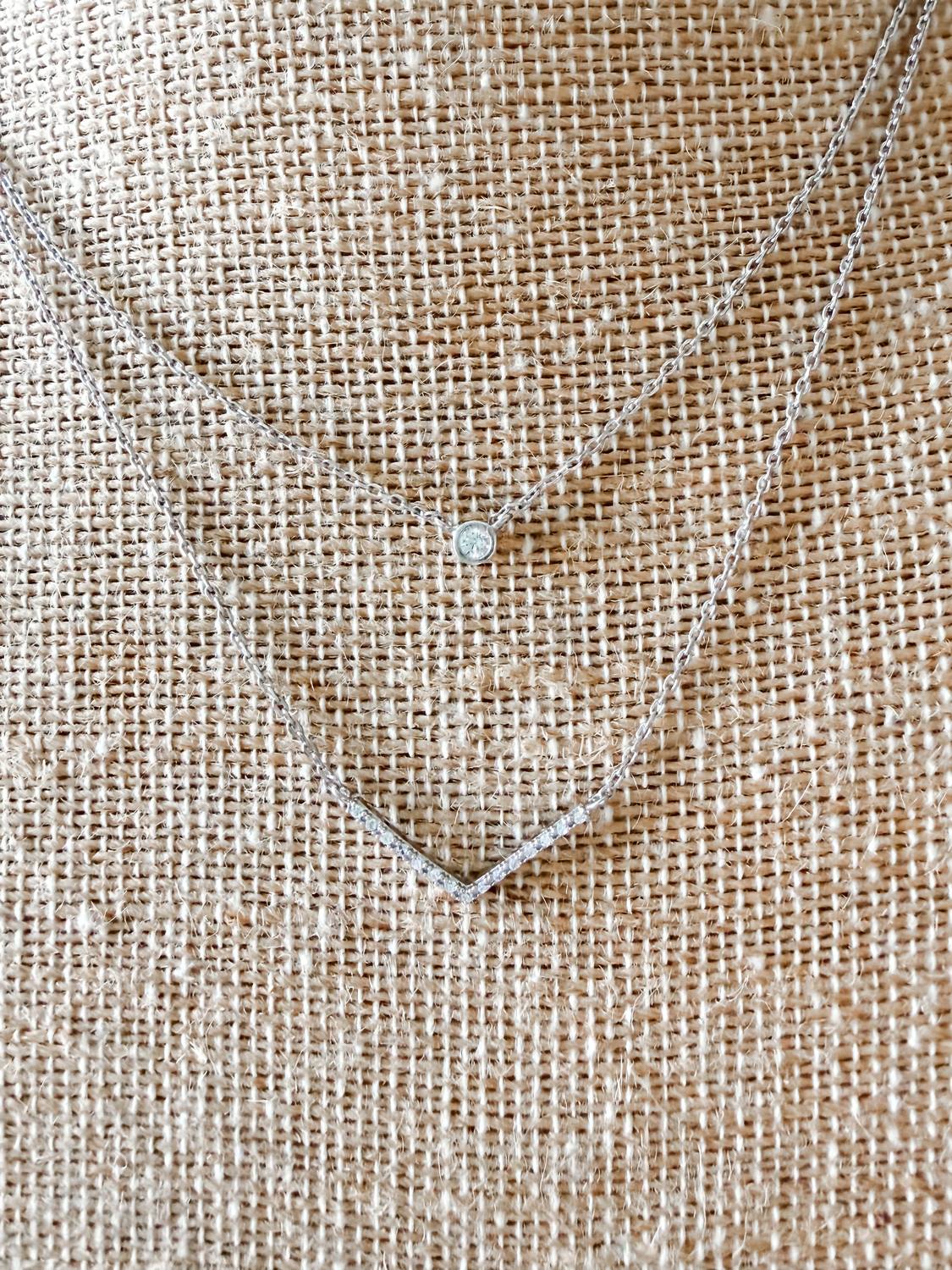 Caroline Hill - Women's Arrow Layered Necklace