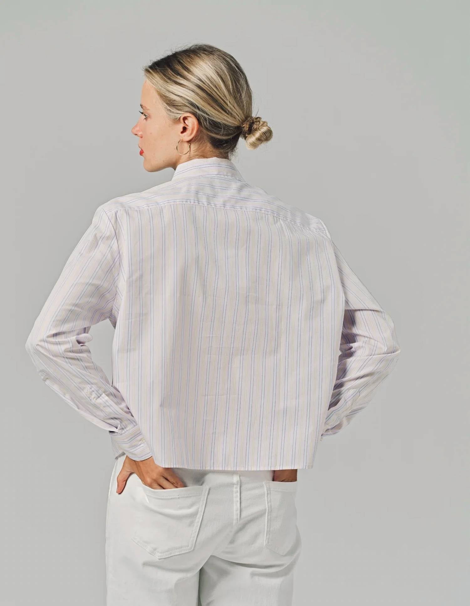 The Shirt - Long Sleeve Boxy Crop Shirt