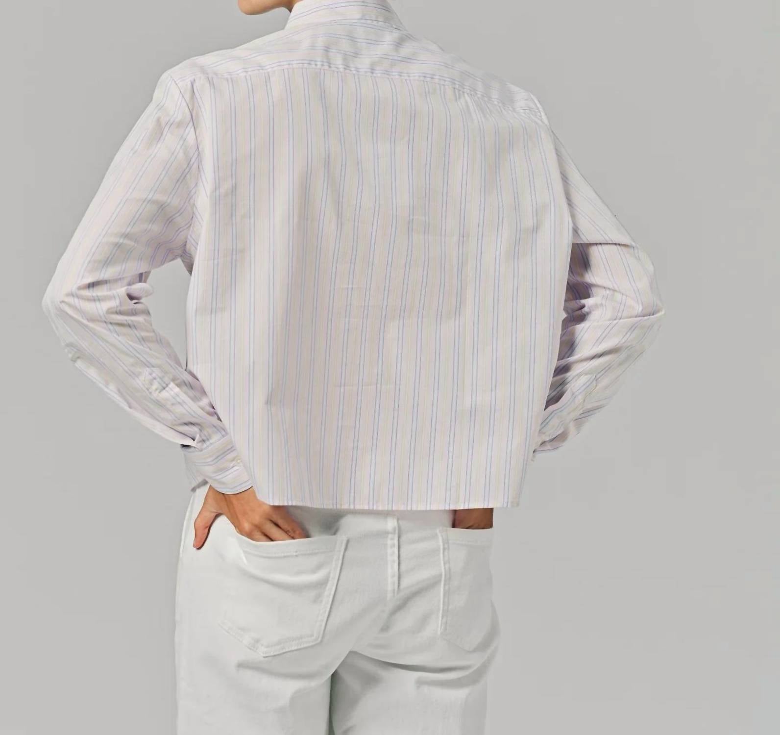 The Shirt - Long Sleeve Boxy Crop Shirt