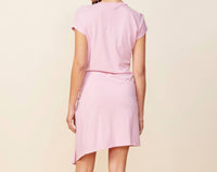 Monrow - Tucked Short Sleeve Tee Dress