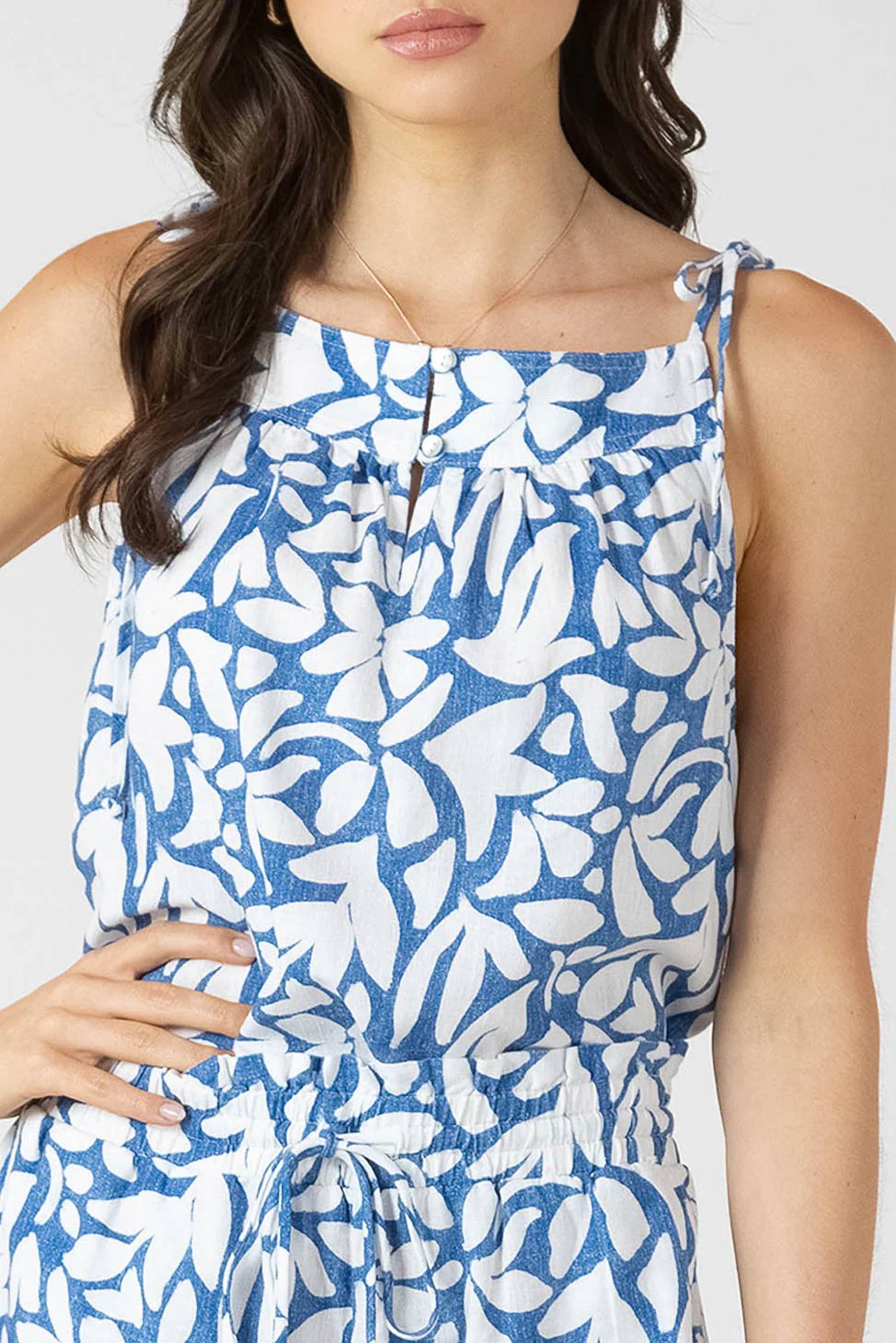Dex Clothing - Tie Shoulder Top